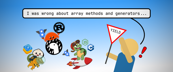 I was wrong about array methods and generators...